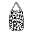 thumbnail image 5 of Lafuoo Seamless Pattern Cute Panda Pattern Large Portable Insulated Lunch Bag, Waterproof Zipper Insulated Lunch Bag for Men and Women-One Size, 5 of 6