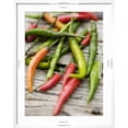thumbnail image 5 of Art.com Several Chili Peppers Photographic Print by Winfried Heinze, White Frame Wall Art, 23" x 29", 5 of 5