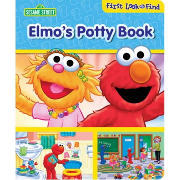 Sesame Street: Elmo's Potty Book First Look and Find, (Board Book)