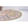 thumbnail image 2 of Rugs.com Rabia Collection Rug – 4' Round Green Low Rug Perfect For Kitchens, Dining Rooms, 2 of 4