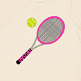 thumbnail image 4 of Inktastic Pink Tennis Racket and Ball Boys or Girls Baby T-Shirt, 4 of 5