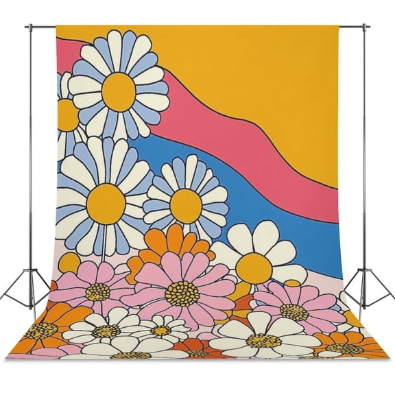 Nostalgic Vintage Floral Spring Backdrop Backdrops for Photography Photo Background Nature Scenery Banner