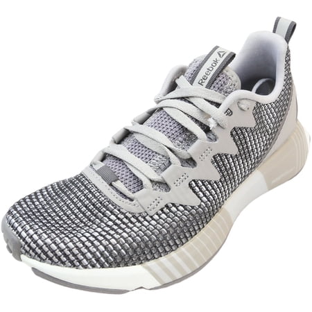 Reebok Women's Fusion Flexweave Grey / Shark Spirit White Ankle-High Running - 5M