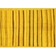 thumbnail image 1 of Ahgly Company Indoor Rectangle Solid Yellow Modern Area Rugs, 5' x 7', 1 of 4