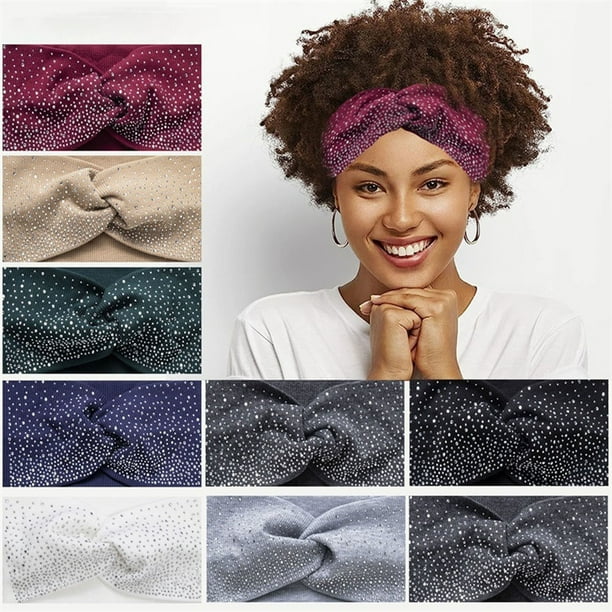 onlyliua para Interior/Exterior Nuevas Diademas para Mujer, Diademas Anchas para El Pelo, Bandas de Turbante Extra Grandes para Mujer, Bandas Elásticas Antideslizantes para El Pelo para Hacer Ejercic