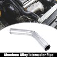 thumbnail image 3 of OD 2.48" 63mm Length 19.69" 500mm Aluminum Alloy Car Tube Intercooler Pipe 45 Degree Air Intake Tube, 3 of 7