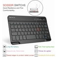thumbnail image 5 of FLORA- 7 Inch Ultrathin (4Mm) Wireless Bluetooth Keyboard For Ios Android Tablet Black, 5 of 6