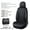 神秘黑, variant on 5 Seat Front+Rear Leather Car Seat Covers