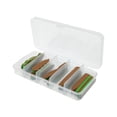 thumbnail image 3 of 15 piezas de moscas atando cuerpos de espuma de bricolaje cebos para principiantes con caja de almacenamiento impermeable Marrón verde, 3 of 8
