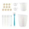 thumbnail image 1 of Kit d'Outils de Mélange de Résine, Tasse à Mesurer en Silicone, Ensemble d'Outils d'Artisanat en Résine DIY, Kit d'Outils de Mesure en Résine de Silicone, Performance Inégalée, 1 of 14