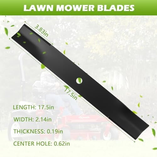 Replacement for Toro Timecutter 50 Inch Blades 110-6837-03 75755 75750 SS5000 MX5000 MX5060 Mower Blade (3 Pack