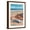 Brown Frame, variant on Art.com Dayton Beach Race Scene, Ponce Inlet, FL Art Print by Lantern Press, Black Frame Wall Art, 32" x 44"