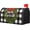 Christmas Plaid Black, variant on Halloween Pumpkin Orange Mailbox Cover Oil Painting Blue Decorations Mailbox Covers 21 X 25.5 Inch Magnetic Standard Size Halloween Starry Night Wrap Post Letter Box Home Outdoor Yard Garden Decor
