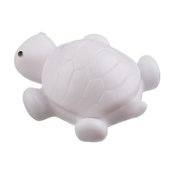 White Turtle Shape Led Color Changing Night Light Battery Operated Mini Lamp For Bedroom Party Decoration Gift Idea