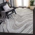 thumbnail image 3 of SAFAVIEH Craft Lula Abstract Area Rug, Gold/Grey, 6'7" x 6'7" Square, 3 of 11