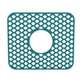 thumbnail image 3 of Silicone Sink Protector Grid Non Slip Dish Drying Pad for Farmhouse Green, 3 of 8