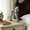 Gray-GY-clearacne, variant on WWG Nordic Nostalgic Style Wooden Rocking Horse Table Decor, Pine Horse Figurine Home Decoration Craft, Vintage Desktop Ornament 9.45x9.06x1.97 Inches White Gray