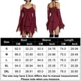 thumbnail image 2 of Vestido Cami Mini robe femmes Hotsweet une ligne robe licou fête Clubwear Ygjytge Vino rojo T XXL para Mujer, 2 of 5