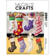 McCall's Pattern Christmas Stockings, 1 Size Only