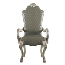 Newboti Furniture Grey and Vintage Bone White Arm Chairs (Set of 2) 25119