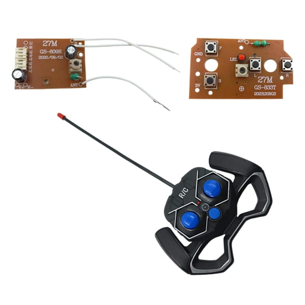 Placa transmisora y receptora PCB de circuito con Control remoto RC, reemplazos resistentes para RC Hobby Car RC Ship Accessories