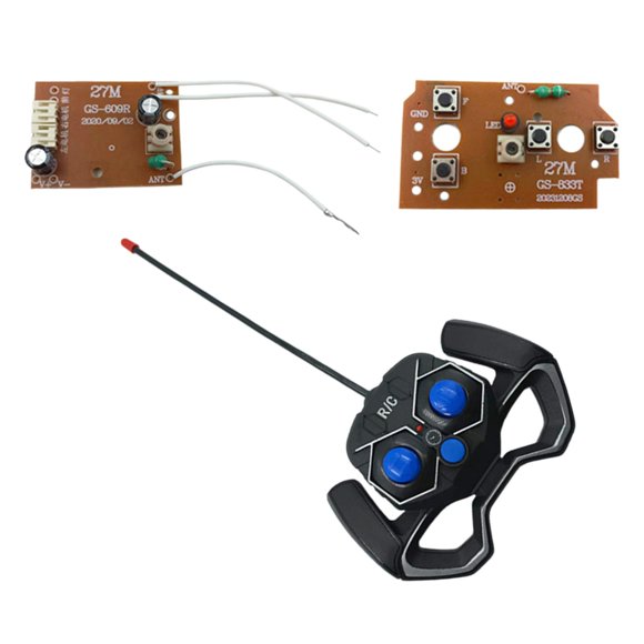 Placa transmisora y receptora PCB de circuito con Control remoto RC, reemplazos resistentes para RC Hobby Car RC Ship Accessories