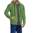 thumbnail image 2 of Kdxio Kiwi Fruit Print Men Hoodies Casual Hoodies for Men with Zip Pockets Full Zip Long Sleeve Sweatshirt Sports Hooded Jacket-Medium, 2 of 5