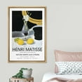 thumbnail image 3 of PixonSign Framed Canvas Print Wall Art Henri Matisse Still Life with Lemons Flowers Classic Vintage Illustrations Fine Art Decorative Multicolor for Living Room, Bedroom, Office - 16"x24" NATURAL, 3 of 5