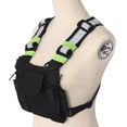 thumbnail image 4 of 3X Radio Bolsillo de Bolsillo Arnes de Pecho Arcon Cofre Chaleco Maleta 2 Vias Radio Walkie Talkie Adecuado para Baofeng UV-5R Negro + Verde, 4 of 5