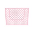 thumbnail image 4 of Mainstays Open Front Decorative Basket, Pink Blush, 4 of 5