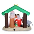 thumbnail image 4 of Hassch 6ft Garden Inflatable Nativity Jesus Decoration with Lights, Muticolor, 4 of 10