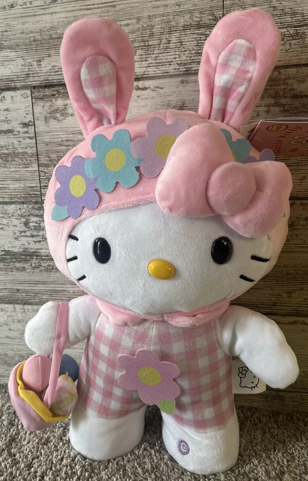 Hello Kitty Easter Animated Musical Side Stepper Set of 2