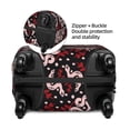 thumbnail image 3 of JUNZAN Snake And Rose Print Washable Luggage Cover - Fashion Suitcase Protector Fits 18-32 Inch Luggage, 3 of 8