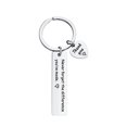 thumbnail image 3 of Birdeem Keychain Love Encouragement Inspirational Stainless Steel Keychain Gift, 3 of 5