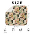thumbnail image 4 of Pioneer Flower Floral Print Pattern Kitchen Dish Drying Mat 1 Pack, Ultra Absorbent Microfiber Drainer Mat, 16"x18", 4 of 6
