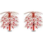 Beistle , 2 Piece Crawfish Cascade Centerpieces, 18", Red/White