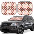 thumbnail image 1 of Fotbe Hand Drawn Tomatoes 2-Piece Car Windshield Sun Shade | Sun Blocker for Car Windshield | Foldable Automotive Interior Accessories for Sun Protection-Large, 1 of 6