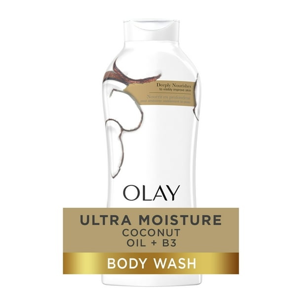 Olay Ultra Moisture Body Wash with Coconut Oil, 22 fl oz