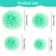 thumbnail image 5 of Billuyoard 1 Uds Set 7,8 pulgadas papel verde pompón papel pañuelos para colgar flores pompón bolas de papel para flores de papel para fiesta Kits de decoración para fiestas Verde 10 pulgadas, 5 of 6