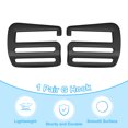 thumbnail image 3 of Uxcell G Hook Webbing Slide Buckles, Metal G Hooks Webbing Buckles Clips Adjustable Buckle for Backpack Luggage Straps Black 38mm, 3 of 7
