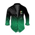 thumbnail image 2 of Blusa y camisa de manga larga con cuello vuelto para hombre, informal, a la moda, con botones, estampado degradado, camisa de manga larga con cuello vuelto, blusa de poliéster para hombre, 2 of 3