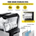 thumbnail image 3 of VEVOR 110V Slushy Machine 20L Double Bowl Margarita Frozen Drink Maker 900W Automatic Clean Day and Night Modes for Supermarkets Cafes Restaurants, 3 of 9