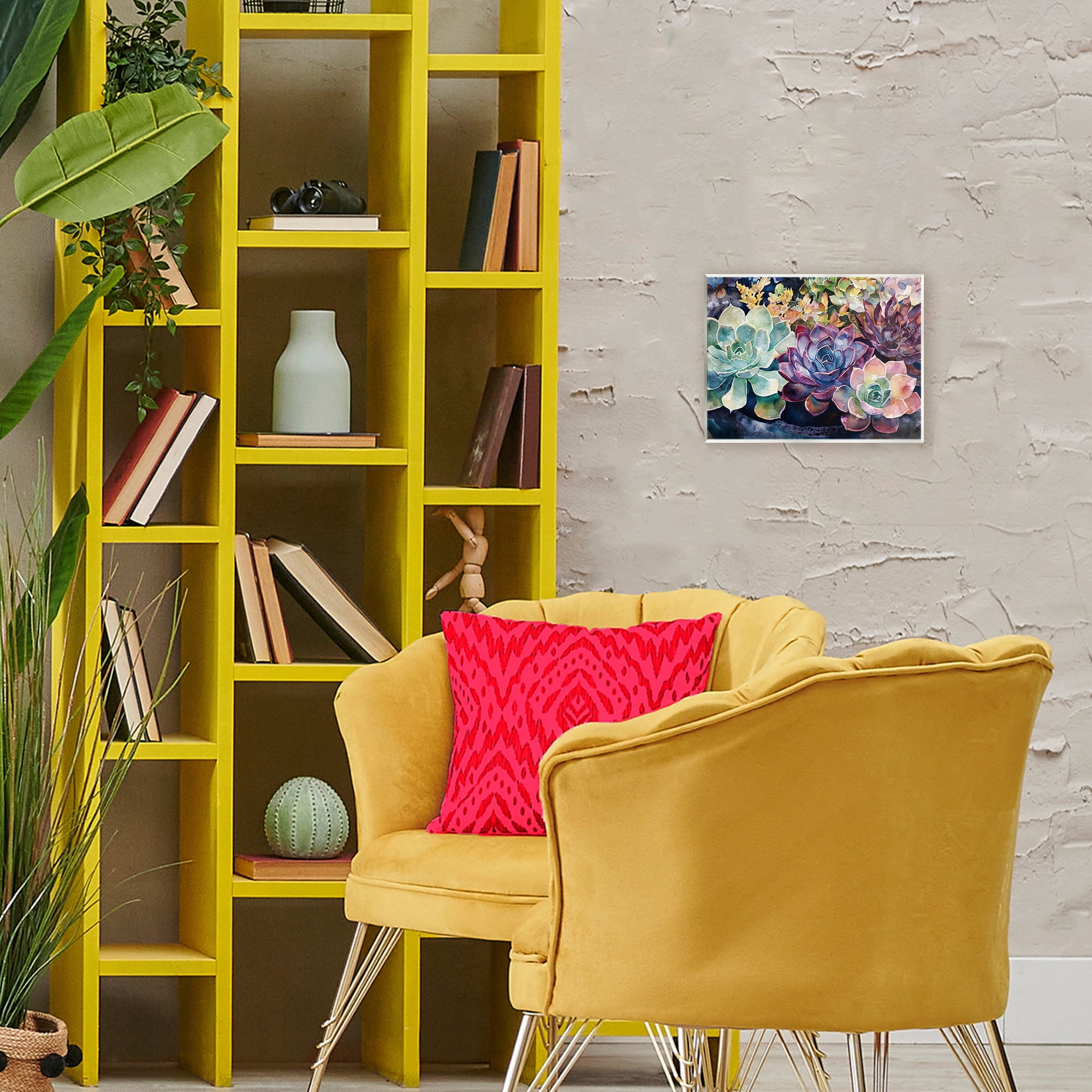 Stupell Industries Tutti Succulents Collection Wall Plaque Art, design by Svetlana Aleynikova