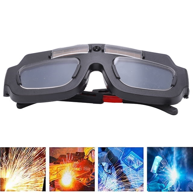Goggles, Welder Protection Welding Goggles Black Adjustable For Cutting For Gas Welding For Steel Welding