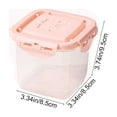 thumbnail image 3 of Qiopertar Yogurt Pudding Containers, Airtight Food Storage Boxes with Clear Lid, Stackable BPA-Free Containers for Cakes Snacks, 3 of 6