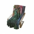 thumbnail image 4 of Japanese Soft Flannel Fleece Throw Blanket, Aged Red Leaf Maple Moss Garden Scenery in Autumn Grass Relaxation in Nature, Cozy Plush for Indoor and Outdoor Use, 70" x 90", Green, by Ambesonne, 4 of 6