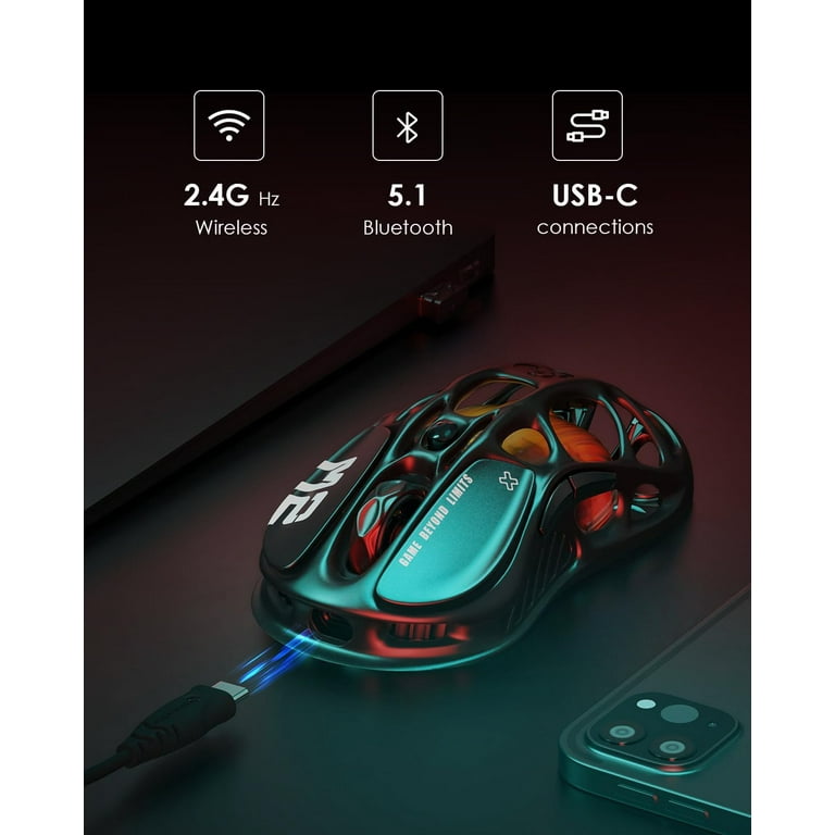 GravaStar Mercury M2 Wireless Gaming Mouse with 26,000 DPI