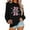 Black Sweatshirt for Winter, variant on Women's Novelty Letter Printed Long Sleeve Sweatshirts Casual Crewneck Loose Fit Tunic Pullover Tops Oversized Shirt Yellow XL