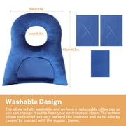 LEFEKE Face Down Pillow - Adjustable Stomach Sleeping Pillow for Recovery After Eye Surgery BBL, Prone Pillow, Removable Washable Cover, Home Massage Office Workplace Nap Pillows