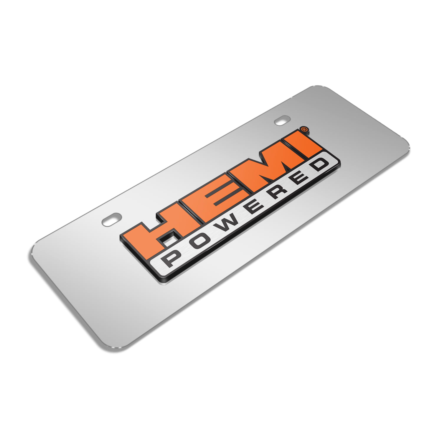 Details about   HEMI 426 3D Logo on Chrome 12"x4" Half-Size Stainless Steel License Plate